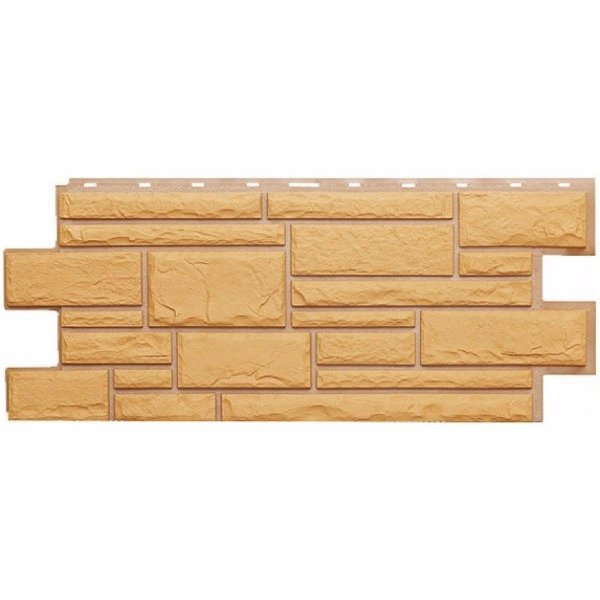 Фасадная панель Техоснастка, Камень Дикий, Бежевый купить в Бугульме