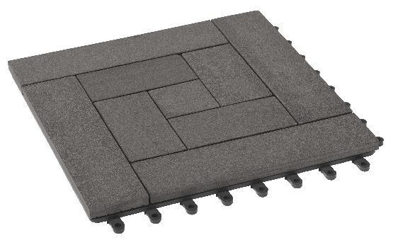 Модульный паркет ДПК GRINDERDECO Люкс 10 Серый базальт купить в Бугульме