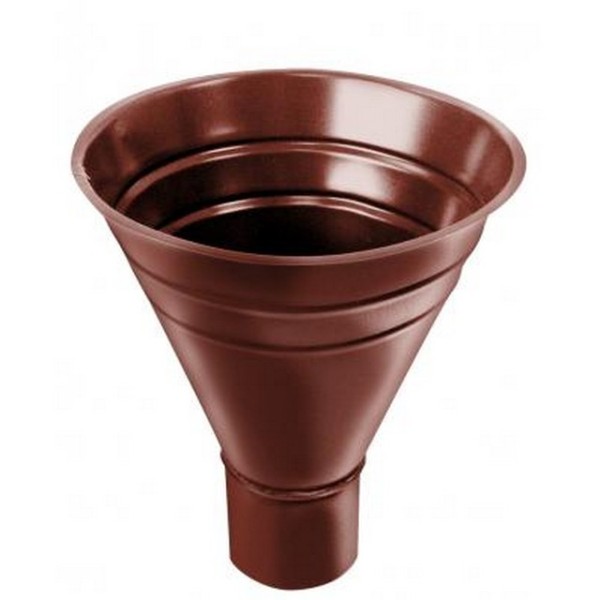 Водосток Grand Line 125x90 –  Воронка водосборная RAL 8004 купить в Бугульме