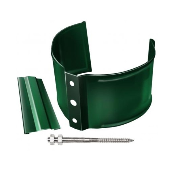 Водосток Grand Line 125x90 – Хомут трубы (на кирпич) RAL 6005 купить в Бугульме