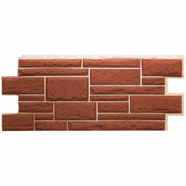 Фасадная панель Техоснастка, Камень Дикий, Коричневый купить в Бугульме