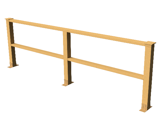 Ограждения декоративное ДПК GRINDERDECO Ковбойская изгородь песчаник купить в Бугульме