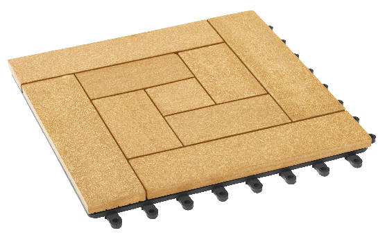 Модульный паркет ДПК GRINDERDECO Люкс 10 Песчаник купить в Бугульме