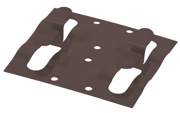 Кляймер рядный Grinder для монтажа наличника коричневый купить в Бугульме