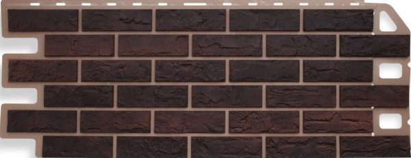 Фасадная панель Цокольный сайдинг Альта-профиль - коллекция "кирпич", кирпич жженый купить в Бугульме