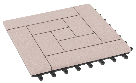 Модульный паркет ДПК GRINDERDECO Люкс 10 Выбеленный дуб купить в Бугульме