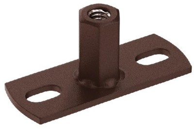Водосток Aquasistem, Система 125x90 - Держатель для хомута под метиза RAL 8017 Коричневый matt