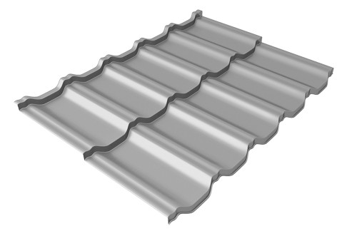 Металлочерепица модульная Квинта Uno Grand Line c 3D резом 0,5 Satin RAL 7004 сигнальный серый купить в Бугульме