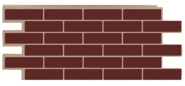 Фасадная панель T-Сайдинг - Кирпич Модерн Коричневый купить в Бугульме