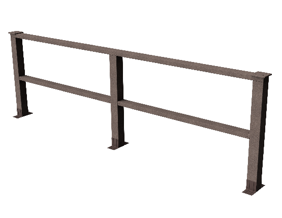 Ограждения декоративное ДПК GRINDERDECO Ковбойская изгородь венге купить в Бугульме