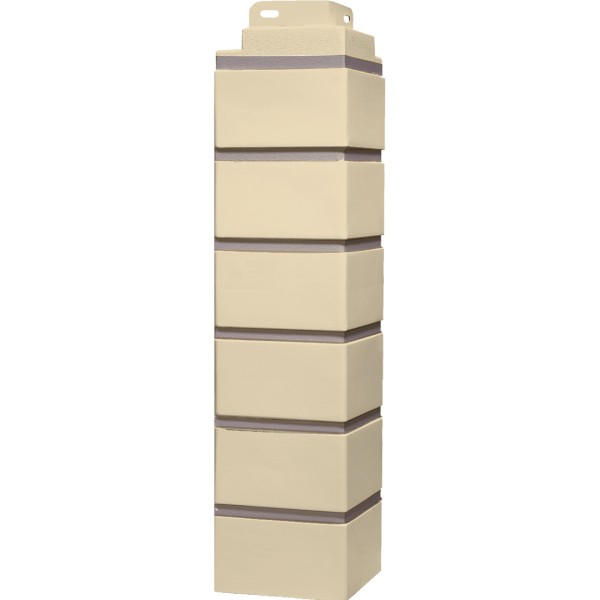 Угол наружный Fineber «Кирпич клинкерный» Желтый купить в Бугульме