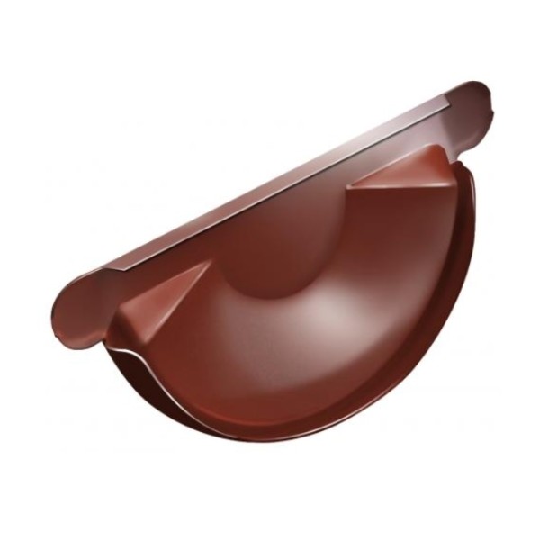 Водосток Grand Line 125x90 – Заглушка желоба RAL 8004 купить в Бугульме