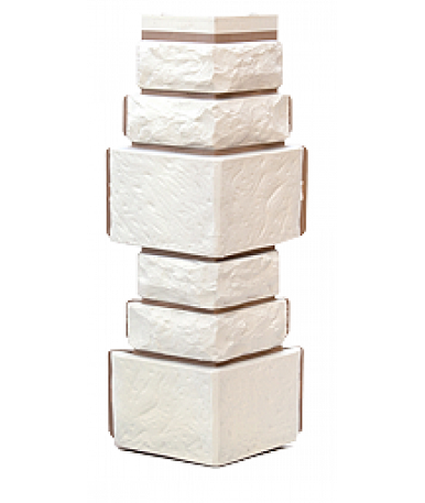 Угол T-Сайдинг-Дикий Камень Белый купить в Бугульме