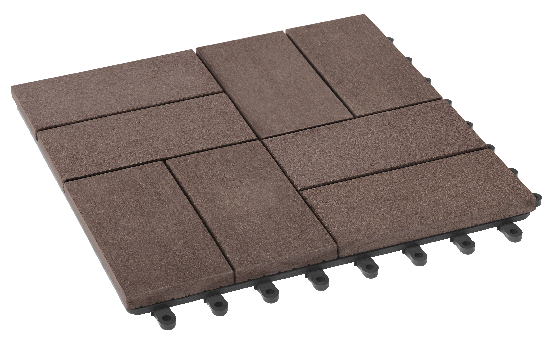 Модульный паркет ДПК GRINDERDECO Люкс 9 Шоколад купить в Бугульме