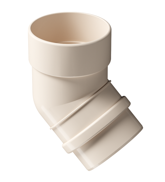 Колено 45˚ Docke Lux ПВХ Латте купить в Бугульме