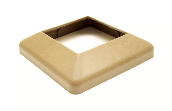 Крышка нижняя ПВХ для столба Deckart 100х100 Орех купить в Бугульме