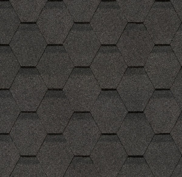 Гибкая черепица Docke, коллекция Шестигранник Серый купить в Бугульме