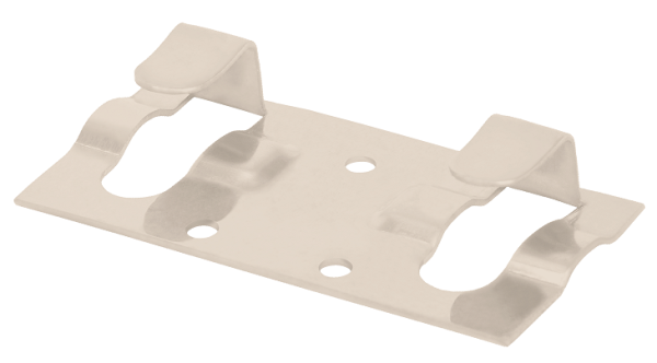 Кляймер стартовый Grinder для монтажа наличника белый купить в Бугульме