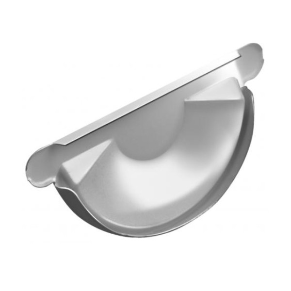 Водосток Grand Line 125x90 – Заглушка желоба RAL 9003 купить в Бугульме