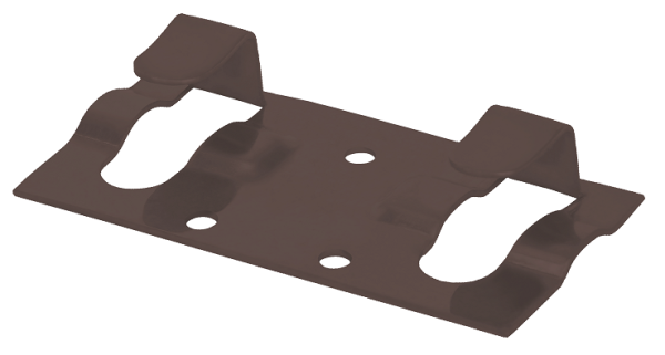 Кляймер стартовый Grinder для монтажа наличника коричневый купить в Бугульме