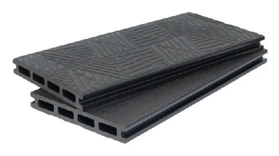 Террасная доска ДПК POLIVAN GROUP 3D+3D NEW пустотелая двухсторонняя DENPASAR Чёрный купить в Бугульме