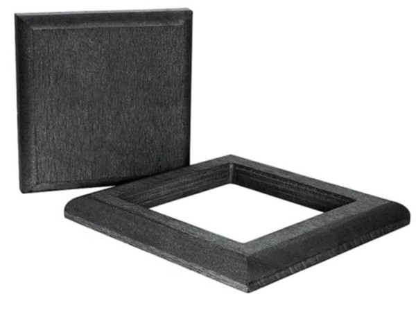 Комплект крышка и юбка ДПК для столба Polivan DENPASAR черный купить в Бугульме