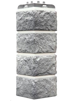 Угол наружный Grand Line Колотый Камень Гранит, Шов белый купить в Бугульме