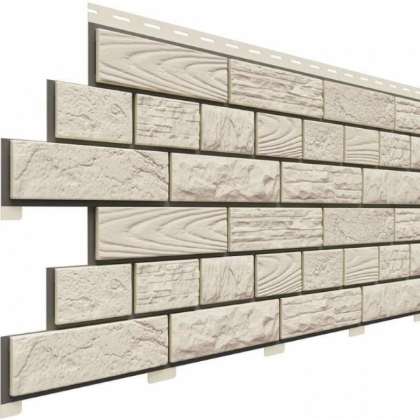 Фасадные панели (Цокольный Сайдинг) Доломит Москва Мраморный купить в Бугульме