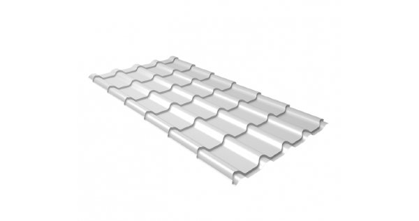 Металлочерепица камея GL 0,5 Quarzit RAL 9003 сигнальный белый купить в Бугульме