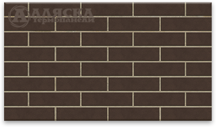 Фасадные Термопанели Аляска Amsterdam brown купить в Бугульме