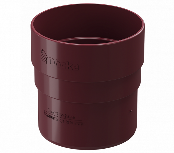 Муфта соединительная ПВХ Docke STANDART красный купить в Бугульме