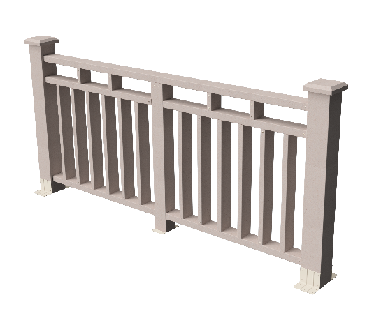 Ограждения декоративное ДПК GRINDERDECO Европа выбеленый дуб купить в Бугульме