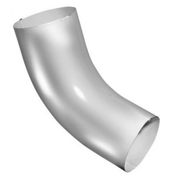 Водосток Grand Line 125x90 – Колено трубы RAL 9003 купить в Бугульме