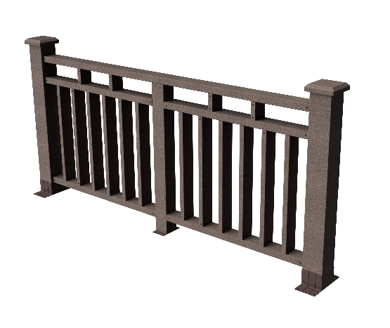 Ограждения декоративное ДПК GRINDERDECO Европа венге купить в Бугульме