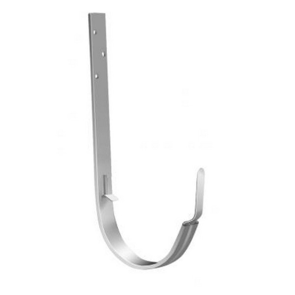 Водосток Grand Line 125x90 – Кронштейн длинный RAL 9003 купить в Бугульме