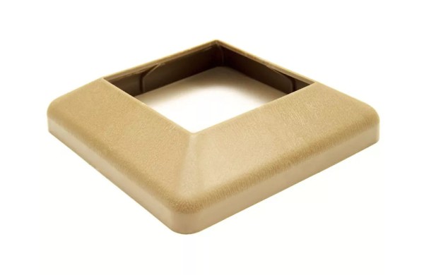 Крышка нижняя ПВХ для столба Deckart 125х125 Орех купить в Бугульме