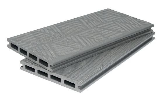 Террасная доска ДПК POLIVAN GROUP 3D+3D NEW пустотелая двухсторонняя DENPASAR Серый купить в Бугульме