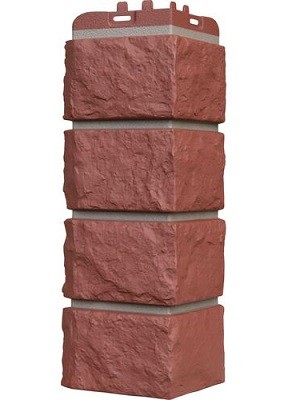 Угол наружный Grand Line Колотый Камень Корица, Шов темно-бежевый купить в Бугульме