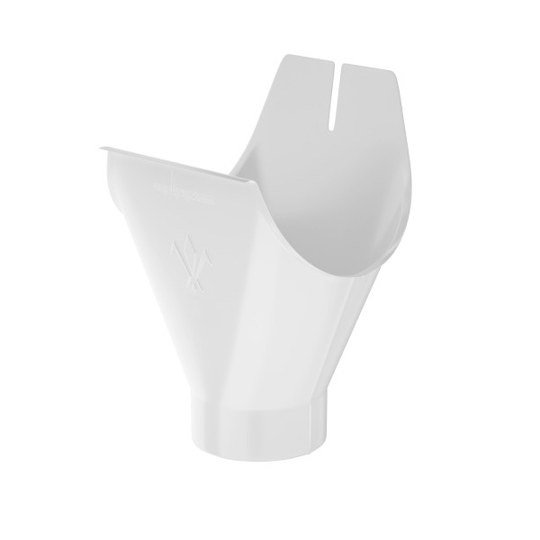 Водосток Aquasistem, система 125x90 - Воронка желоба RAL 9003 Белый купить в Бугульме