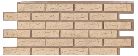 Фасадная панель Техоснастка, Лондон Брик, Желтый купить в Бугульме