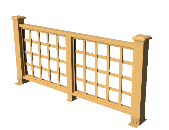 Ограждения декоративное ДПК GRINDERDECO Дувр песчаник купить в Бугульме