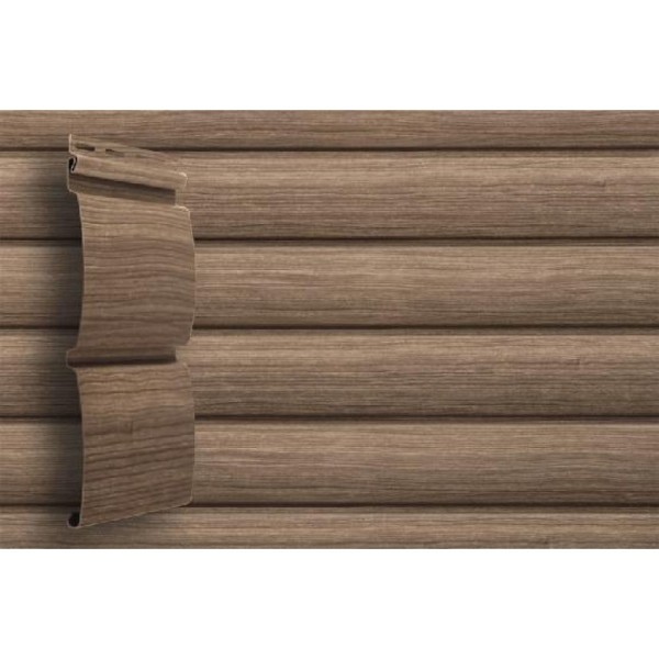 Виниловый сайдинг Grand Line Tundra Блок-хаус - Кедр купить в Бугульме