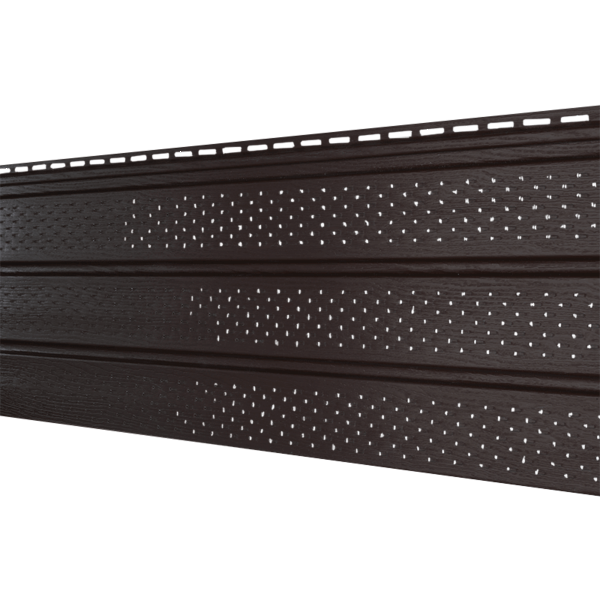 Софит Ю-Пласт Классический, с полной перфорацией коричневый купить в Бугульме