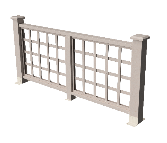 Ограждения декоративное ДПК GRINDERDECO Дувр выбеленый дуб купить в Бугульме