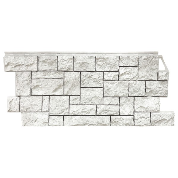 Фасадная панель FineBer, Камень Дикий, Жемчужный купить в Бугульме