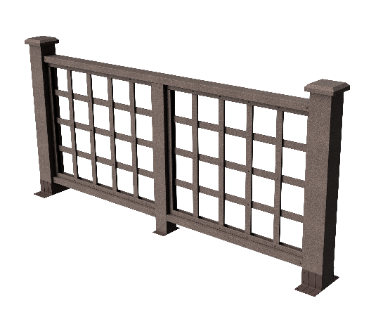 Ограждения декоративное ДПК GRINDERDECO Дувр венге купить в Бугульме