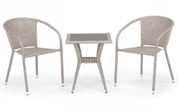 Комплект плетеной мебели AFINA из иск. ротанга T25C/Y137C-W85 Latte 2Pcs купить в Бугульме