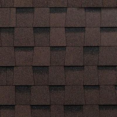 Двухслойная ламинированная черепица Shinglas, серия Фазенда – Коричневый