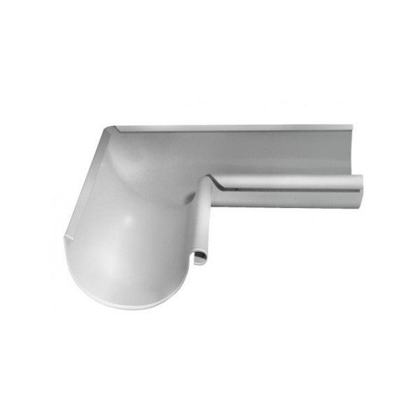 Водосток Grand Line 125x90 – Угол внутренний 90° RAL 9003 купить в Бугульме
