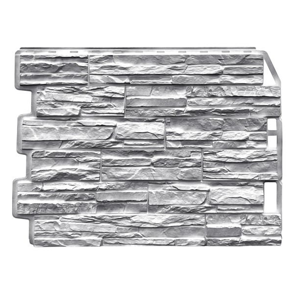 Фасадная панель FineBer, Скол - Светло-серый купить в Бугульме